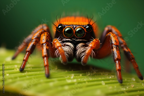 cute 3D rendered jumping spider