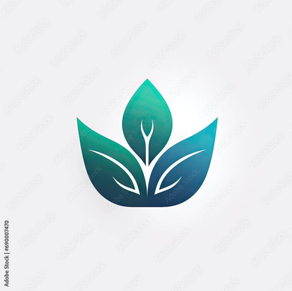 Go green Icon on white background Go green Icon on white background