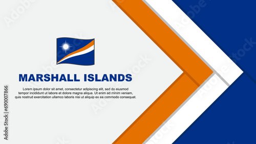 Free Download Marshall Islands Flag Abstract Background Design Template. Marshall Islands Independence Day Banner Cartoon Vector Illustration. Marshall Islands Cartoon - GFXLoad
