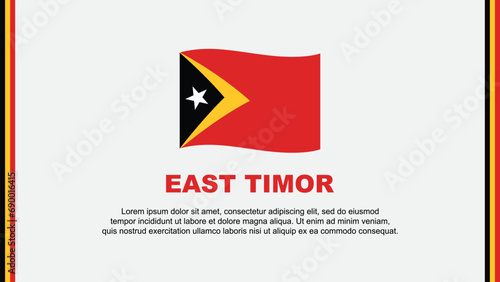 Free Download East Timor Flag Abstract Background Design Template. East Timor Independence Day Banner Social Media Vector Illustration. East Timor Cartoon - GFXLoad