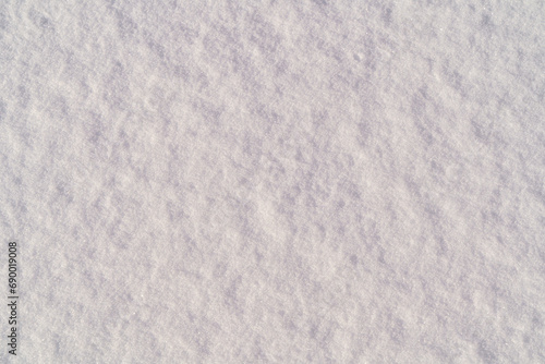 Flat lay natural snow background under sunlight,outdoor,winter