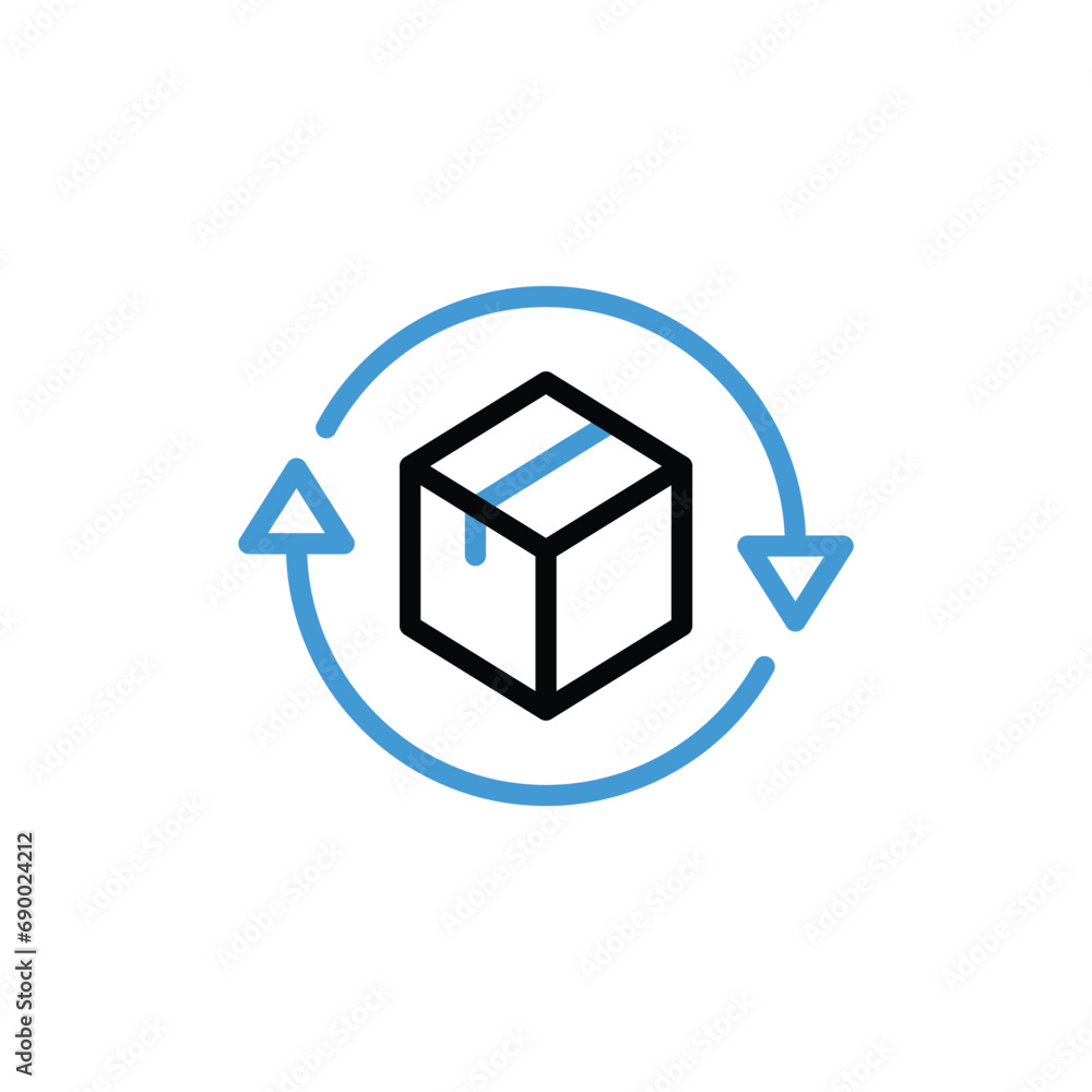 Order Processing Icon vector stock illustration Order Processing Icon vector stock illustration