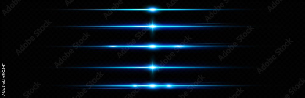 Blue lines of light. Flash Light. Horizontal lines of highlights. Blue neon stripes or flash.
Blue lines of light. Flash Light. Horizontal lines of highlights. Blue neon stripes or flash.