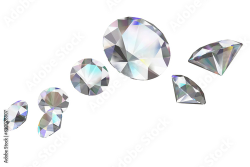 set of diamonds background png