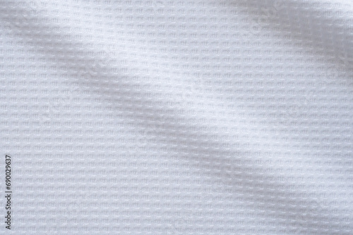 White sports clothing fabric football shirt jersey texture abstract background
