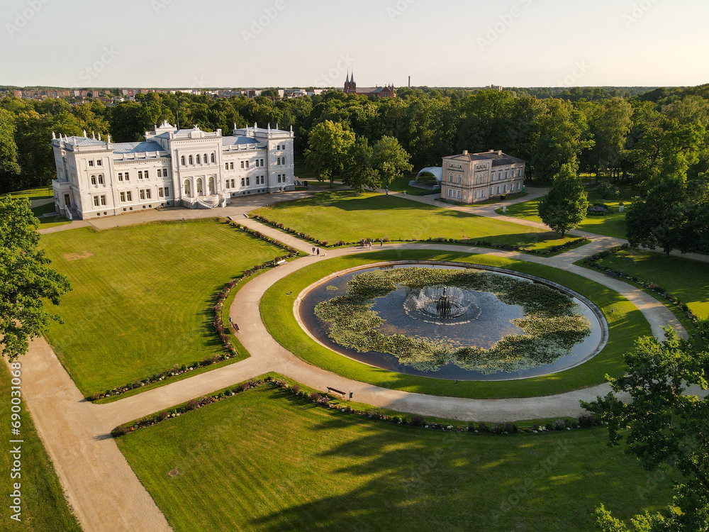 Plungė Manor House and Samogitia art museum in Lithuania