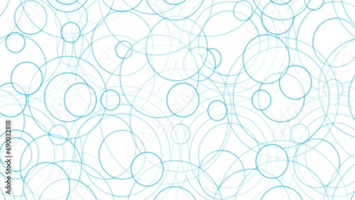 Abstract background with blue circles