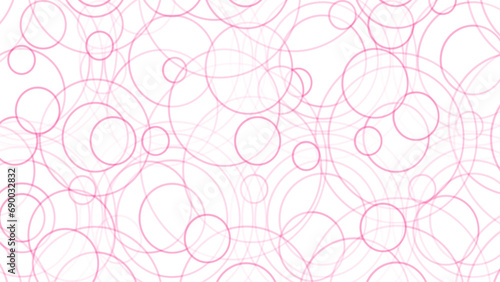 Abstract background with pink circles
