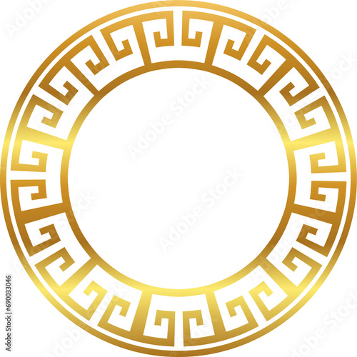 Gold Chinesse CIrcle photo