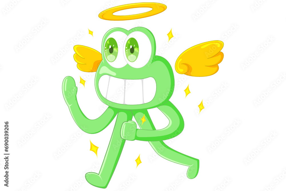 Fototapeta premium Cute Monster Character Design Illustration