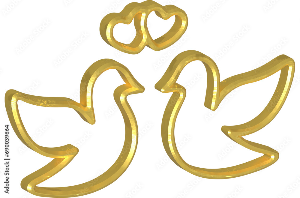 Golden birds Golden birds