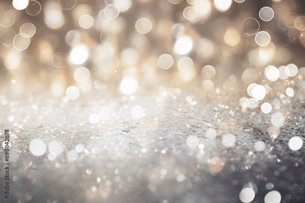 Luxury Bokeh Background with Glitter Lights