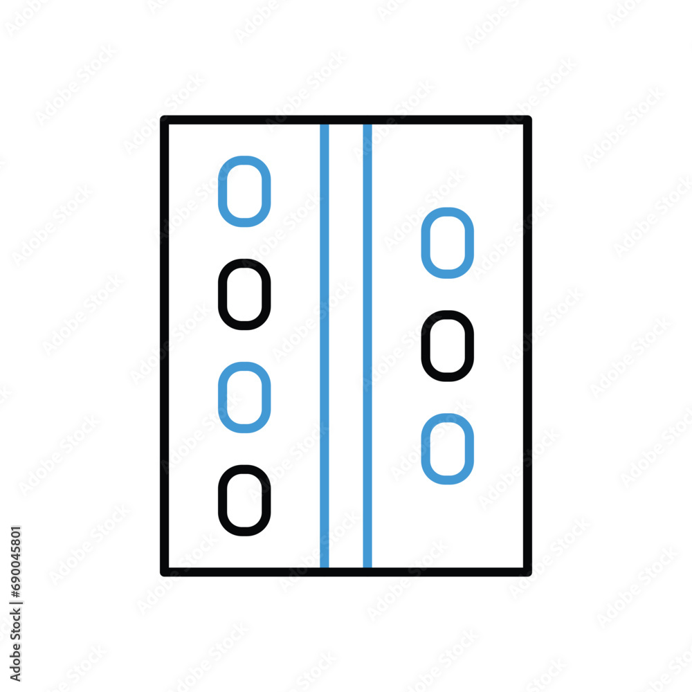 Highway Icon vector stock illustration Highway Icon vector stock illustration