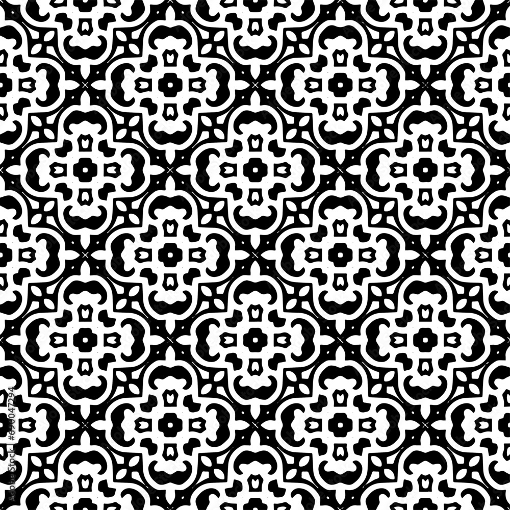 Wallpaper with Seamless repeating pattern. Black and white pattern . Abstract background. Monochrome texture for web page, textures, card, poster, fabric, textile. Wallpaper with Seamless repeating pattern. Black and white pattern . Abstract background. Monochrome texture for web page, textures, card, poster, fabric, textile.