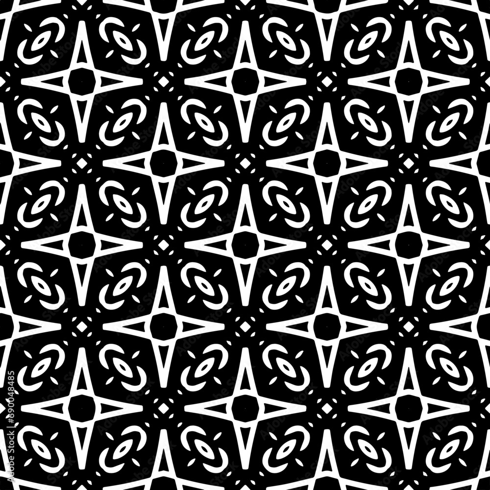 Wallpaper with Seamless repeating pattern. Black and white pattern . Abstract background. Monochrome texture for web page, textures, card, poster, fabric, textile. Wallpaper with Seamless repeating pattern. Black and white pattern . Abstract background. Monochrome texture for web page, textures, card, poster, fabric, textile.