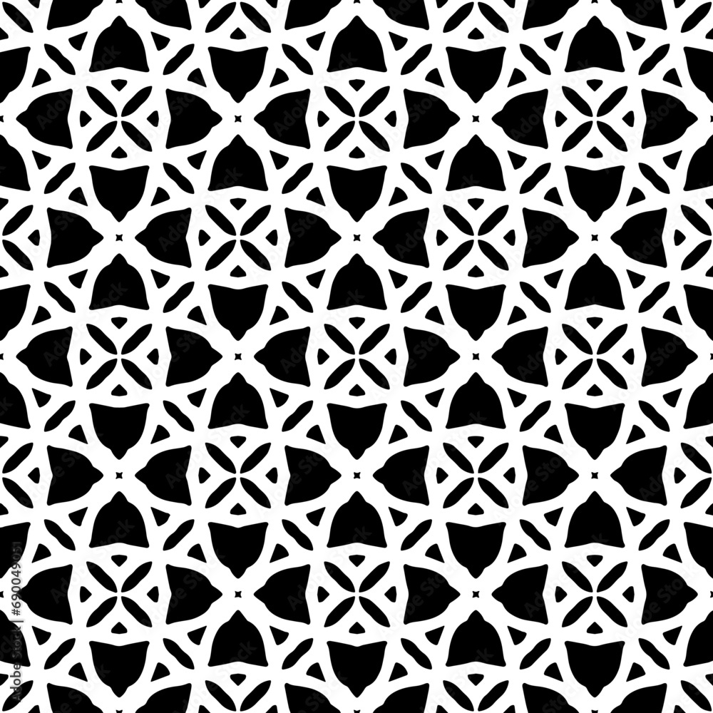Wallpaper with Seamless repeating pattern. Black and white pattern . Abstract background. Monochrome texture for web page, textures, card, poster, fabric, textile. Wallpaper with Seamless repeating pattern. Black and white pattern . Abstract background. Monochrome texture for web page, textures, card, poster, fabric, textile.
