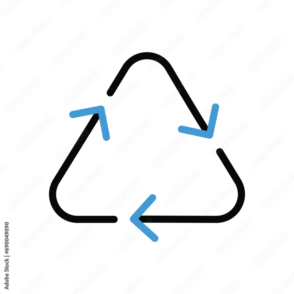 Recycling Icon vector stock illustration Recycling Icon vector stock illustration