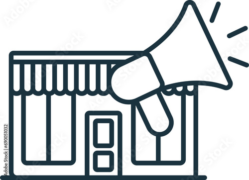 Public relations icon. Monochrome simple sign from business concept collection. Public relations icon for logo, templates, web design and infographics.