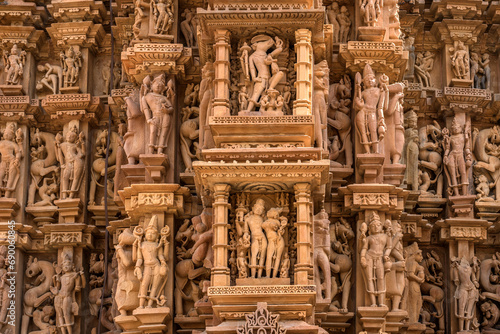 The Khajuraho Group of Monuments are a group of Hindu and Jain temples Khajuraho Temple, popular worldwide for its outstanding temples designs and erotic sculpture. It is a UNESCO world Heritage site.