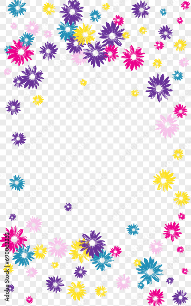 Bright Garden Background Transparent Vector. Flower Light Template. Violet Flowers Exotic. Holiday Card. Attractive Yellow Floral. Bright Garden Background Transparent Vector. Flower Light Template. Violet Flowers Exotic. Holiday Card. Attractive Yellow Floral.