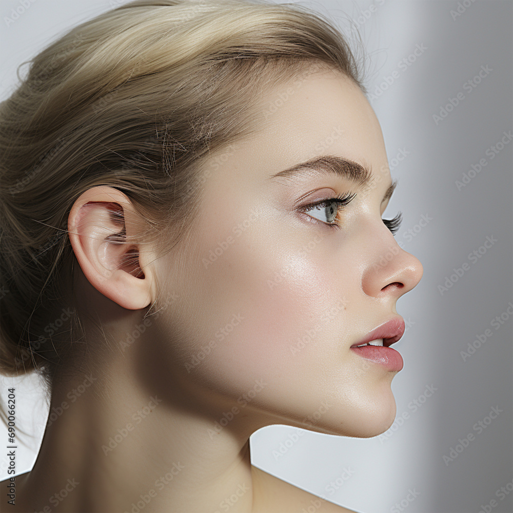 Fototapeta premium Close-Up of an Ear Detailed Beauty and Structure