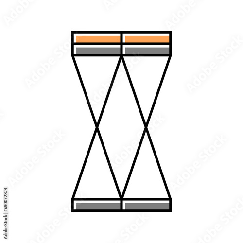 chair minimalistic stylish color icon vector. chair minimalistic stylish sign. isolated symbol illustration