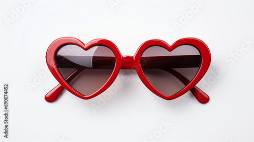 Sunglass in the shape of a heart