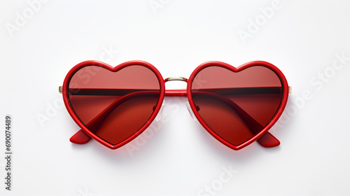 Sunglass in the shape of a heart