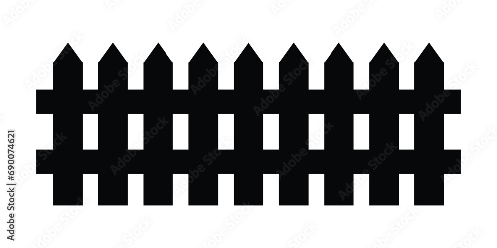 Black flat barrier design vector Black flat barrier design vector