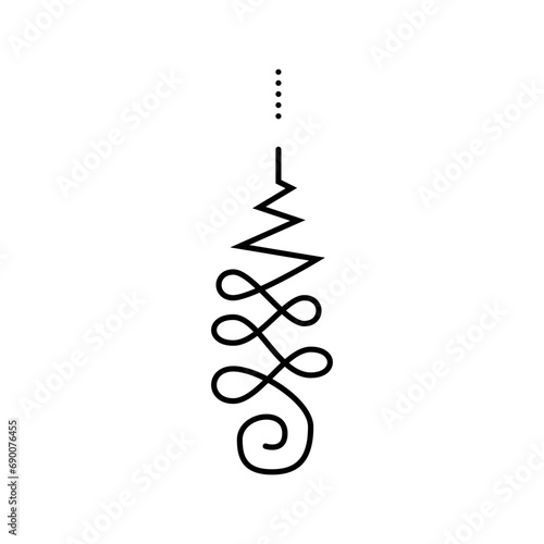 enlightenment buddhism color icon vector. enlightenment buddhism sign. isolated symbol illustration