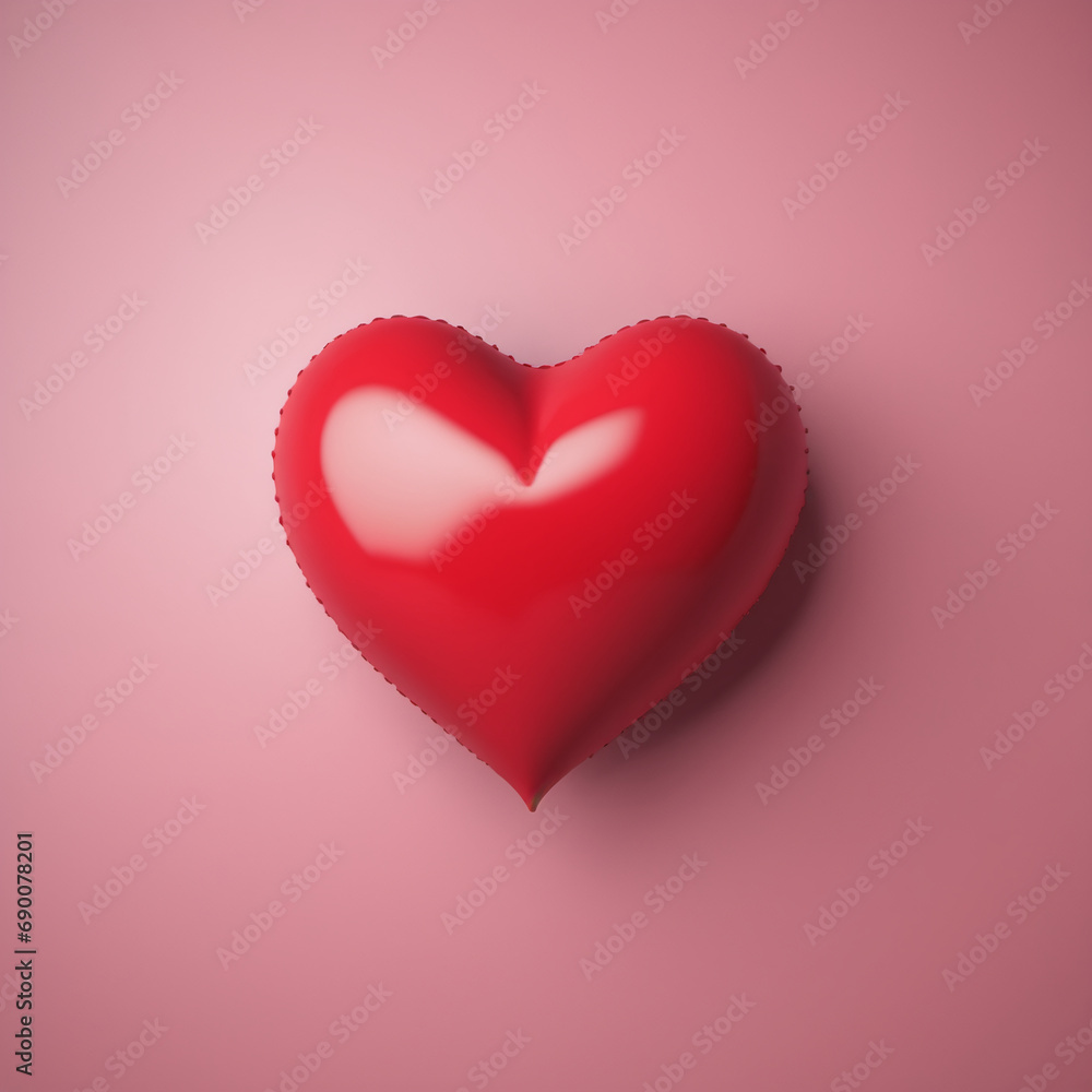Valentine's Day hearts. Realistic 3d design, hearts with bright light decorative  confetti. Romantic background, creative banner, web poster. illustration