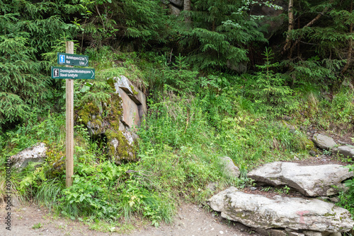 Monks steps Lofthus Norway hiking path