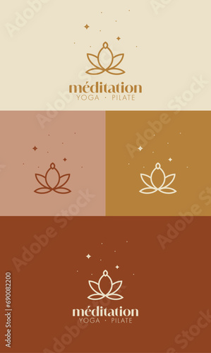 Logo méditation yoga pilate