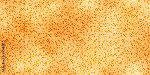 Yellow foam sponge seamless texture. Vector illustration. Synthetic material vector pattern. Vinyl acetate sheet background. Bath cleanser or shower scrubber