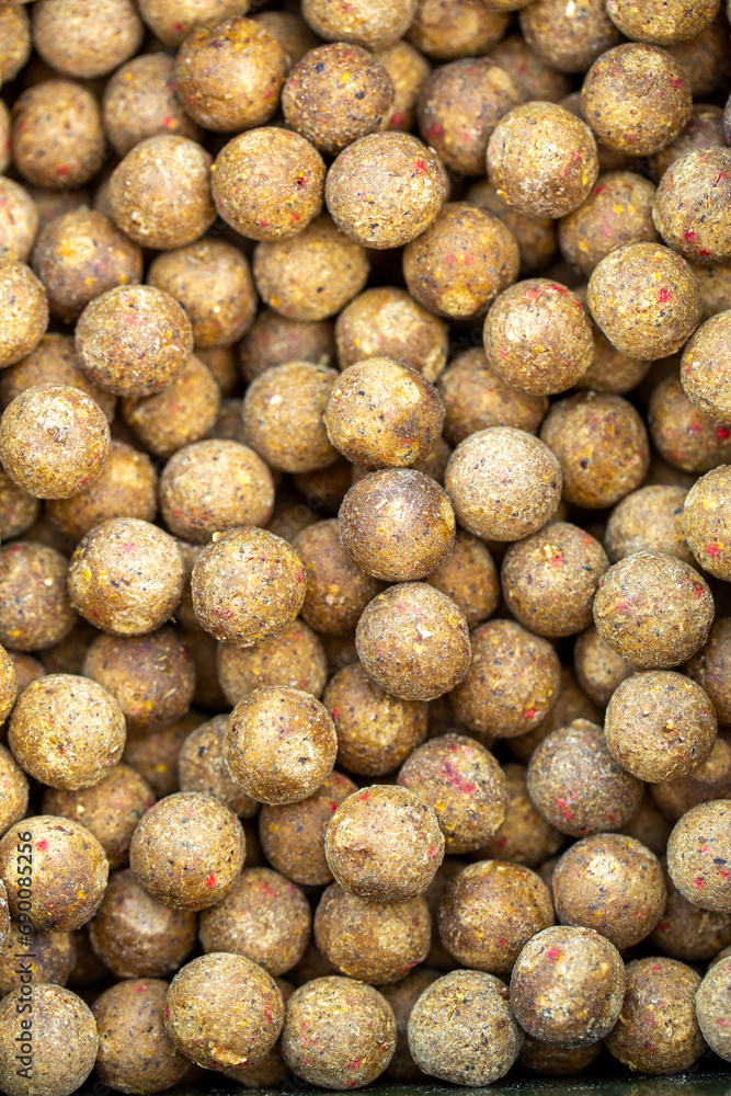 Protein balls, bait for large carp Protein balls, bait for large carp