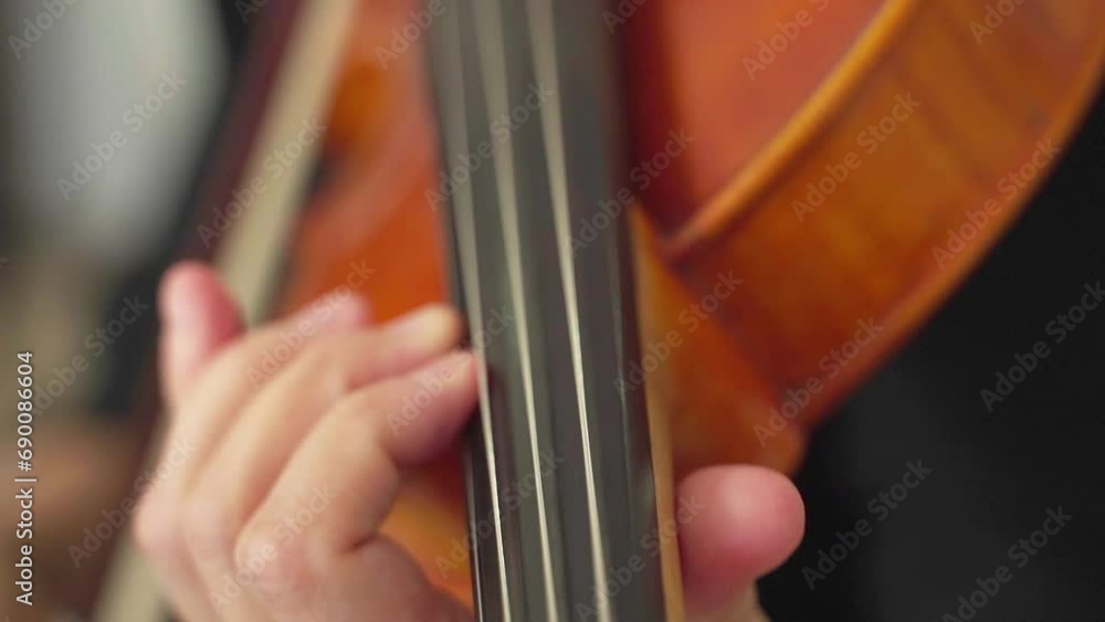 close up violin playing fingers, slow motion close up violin playing fingers, slow motion
