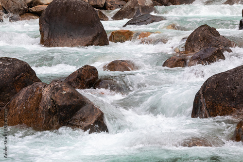 River Kinso in Kinsarvik  Norway