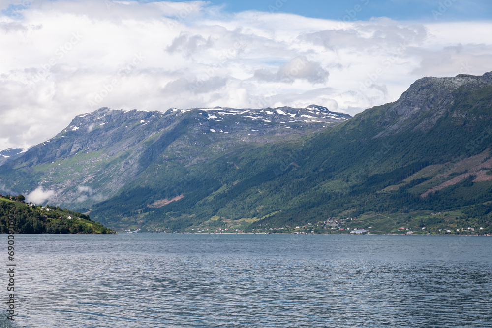 Fjord in Norway near Eidfjord