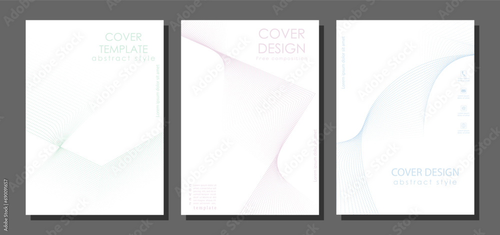 Abstract pattern. Template for the design of banners, posters and posters. Layout of the book cover, brochures, booklets and catalogs. An idea for creative design