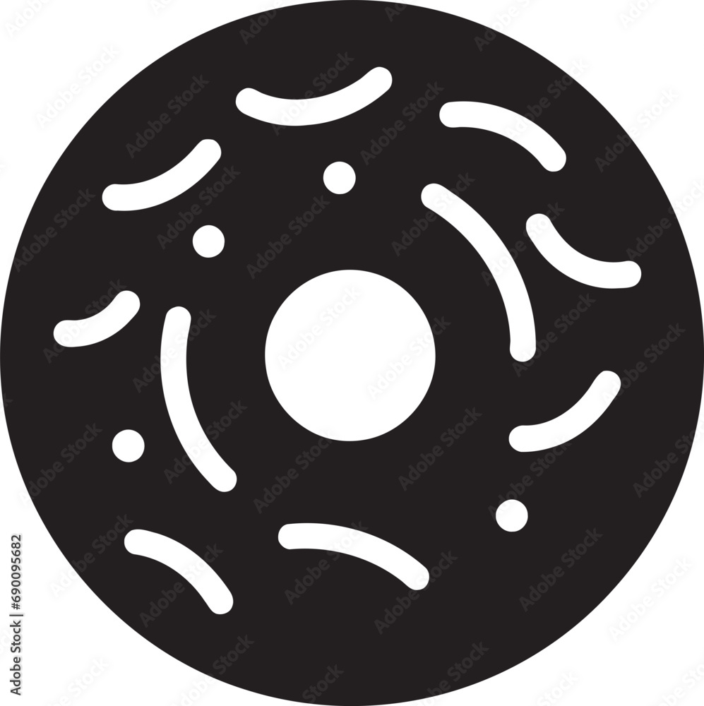 Sweet Swirls: Donut Emblem Design Confectionery Charisma: Iconic Donut Vector Sweet Swirls: Donut Emblem Design Confectionery Charisma: Iconic Donut Vector