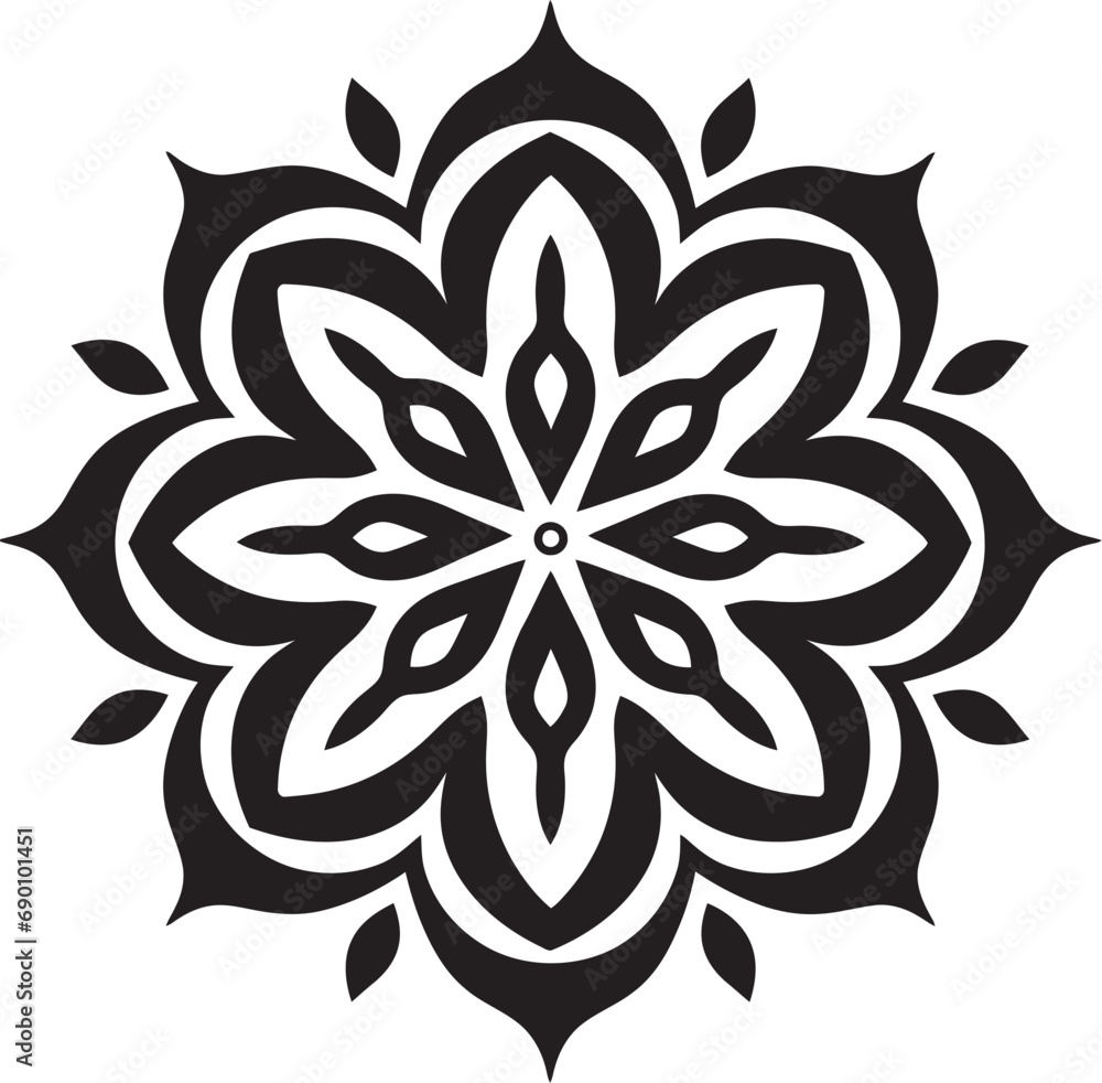 Harmony Halo: Mandala Logo Vector Serene Symmetry: Mandala Iconic Design Harmony Halo: Mandala Logo Vector Serene Symmetry: Mandala Iconic Design