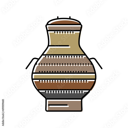immortality elixir taoism color icon vector. immortality elixir taoism sign. isolated symbol illustration