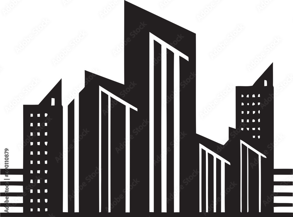 Urban Utopia: Estate Emblem Design Realty Vision: Real Estate Logo
