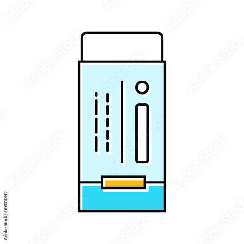 drafting eraser architectural drafter color icon vector. drafting eraser architectural drafter sign. isolated symbol illustration