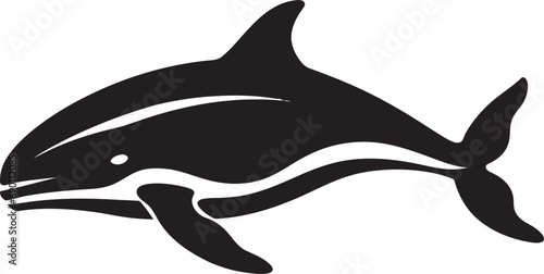 Sublime Surge Whale Logo Design Azure Anthem Emblematic Whale Icon