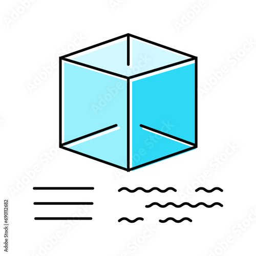 line weights architectural drafter color icon vector. line weights architectural drafter sign. isolated symbol illustration