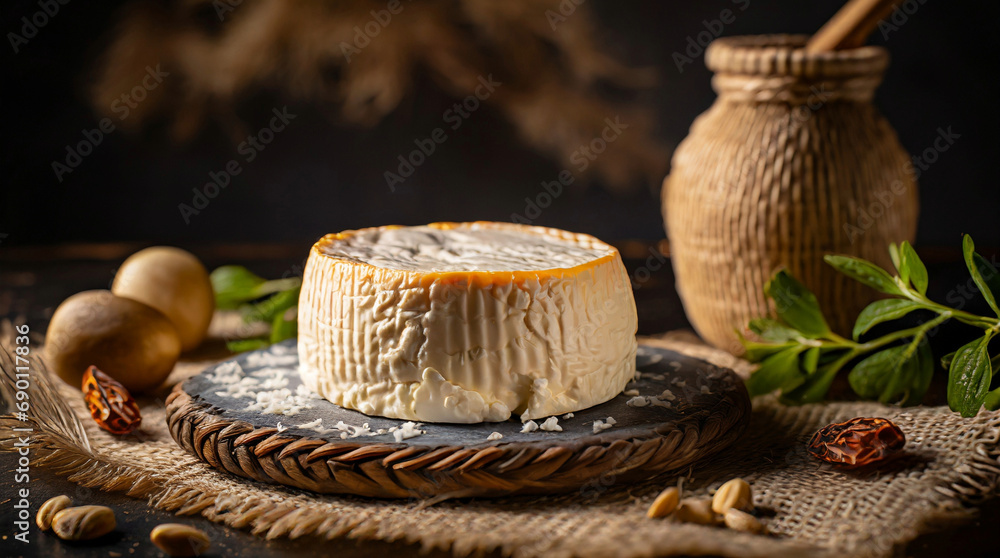 bread and cheese on the table bread and cheese on the table
