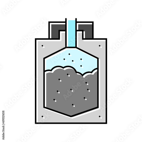 powder metallurgy materials engineering color icon vector. powder metallurgy materials engineering sign. isolated symbol illustration