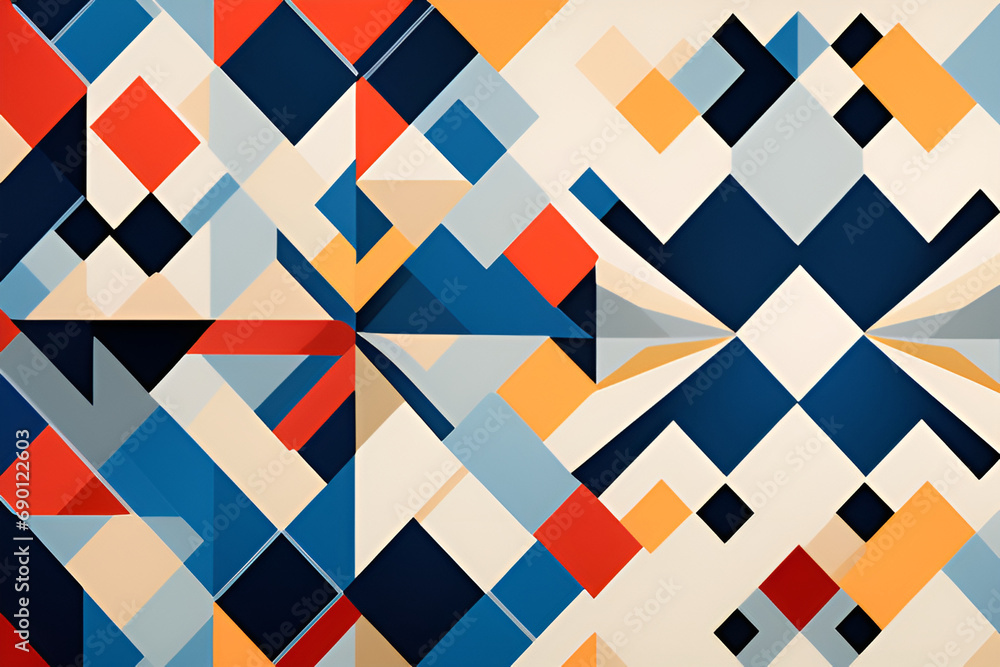 Patterns centered around the Taegeuk symbol, with its geometric shapes and combinations, create a visually appealing effect that is unique and captivating in various contexts. Generative AI. Patterns centered around the Taegeuk symbol, with its geometric shapes and combinations, create a visually appealing effect that is unique and captivating in various contexts. Generative AI.