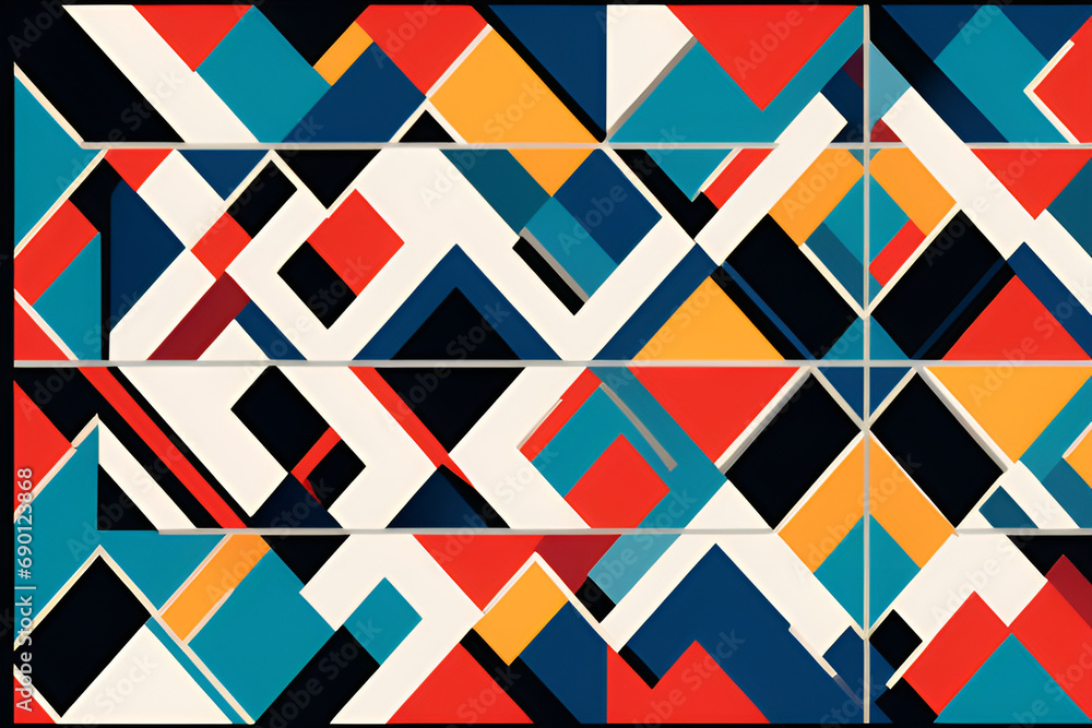 Patterns centered around the Taegeuk symbol, with its geometric shapes and combinations, create a visually appealing effect that is unique and captivating in various contexts. Generative AI. Patterns centered around the Taegeuk symbol, with its geometric shapes and combinations, create a visually appealing effect that is unique and captivating in various contexts. Generative AI.